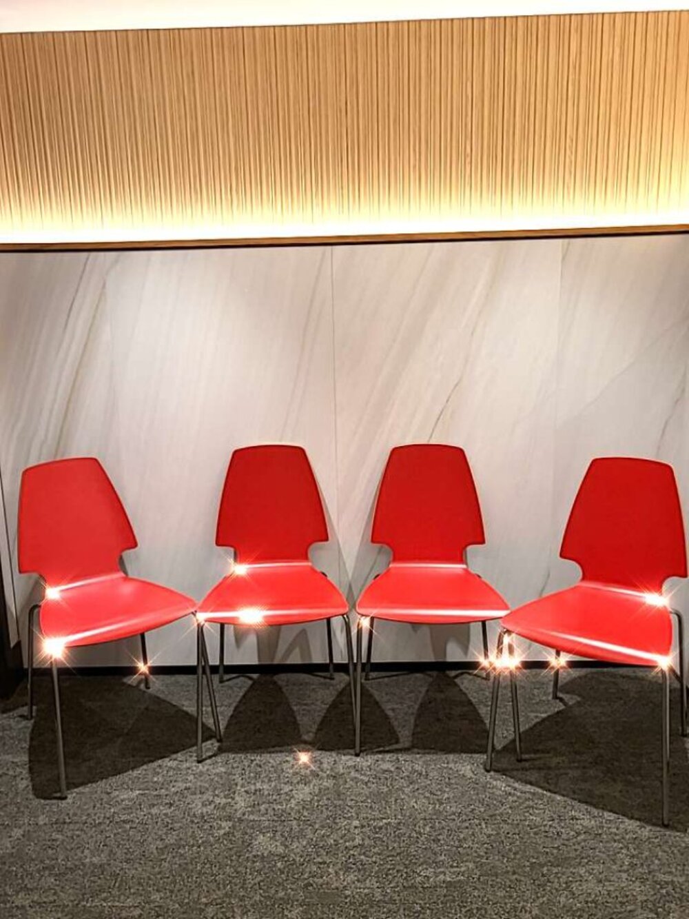 4 Red Chairs - Picture 7 of 13